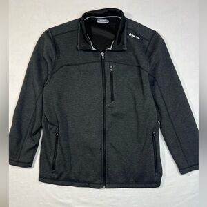 Hi-Tec Men's Full Zip Lightweight Jacket Charcoal Grey Size XL